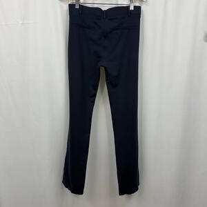 Betabrand Classic Straight Leg Yoga Navy Dress Pants Medium